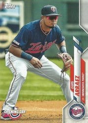 2020 Topps Opening Day Base Set Luis Arraez #11 card