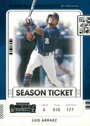 2021 Panini Contenders Base Set Luis Arraez #10 card