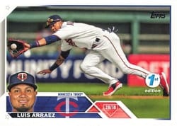 2023 Topps 1st Edition Base Set Luis Arraez #217 card