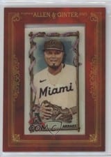 2023 Topps Allen & Ginter Framed Mini Cloth Luis Arraez #41 card