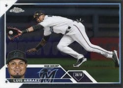 2023 Topps Chrome Base Set Luis Arraez #47 card