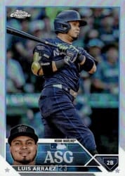 2023 Topps Chrome Update 2023 All-Star Game Luis Arraez #ASGC-27 card