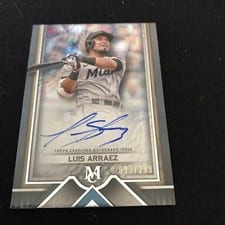 2023 Topps Museum Collection Archival Autographs Luis Arraez #AA-LA card