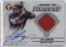 2023 Topps Pristine Around the Diamond Autograph Relics Luis Arraez #ADR-LA card