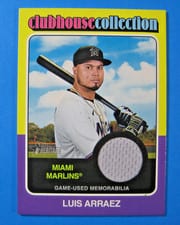 2024 Topps Heritage Clubhouse Collection Relic Luis Arraez #CCR-LA card