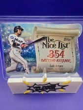 2024 Topps Holiday Making the Nice List Luis Arraez #MNL-23 card