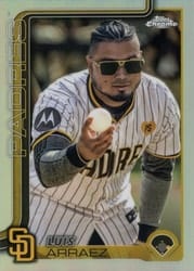 2025 Topps Chrome Base Set Luis Arraez #216 card