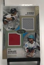 2024 Topps Tier One Dual Player Relics Luis Arraez / Ichiro #DPR-IA card