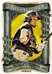 2024 Topps Allen & Ginter Cycle Succession Luis Arraez (Miami Marlins) #CS-46 card