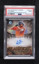2024 Bowman Chrome Gladiators of the Diamond Autographs Luis Baez #GDA-LB card