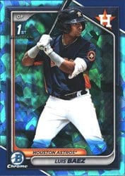 2024 Bowman Sapphire Edition Base Set Luis Baez #BCP-66 card