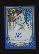 2024 Bowman Sterling Prospect Autographs Luis Baez #PA-LB card
