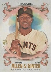 2021 Topps Allen & Ginter Base Set Luis Basabe #238 card