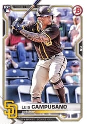2021 Bowman Base Set Luis Campusano #68 card
