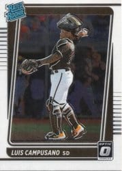 2021 Donruss Optic Base Set Luis Campusano #66 card