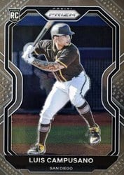 2021 Panini Prizm Base Set Luis Campusano #8 card