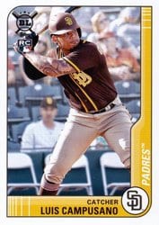 2021 Topps Big League Base Set Luis Campusano #165 card