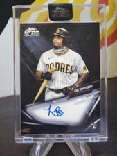 2021 Topps Chrome Black Autographs Luis Campusano #CBA-LCA card