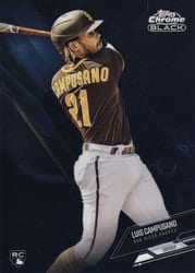 2021 Topps Chrome Black Base Set Luis Campusano #94 card