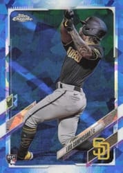 2021 Topps Chrome Sapphire Edition Base Set Luis Campusano #381 card