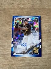 2021 Topps Chrome Sapphire Edition Rookie Autographs Luis Campusano #RA-LC card