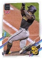 2021 Topps UK Edition Base Set Luis Campusano #48 card