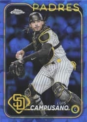 2024 Topps Chrome Sapphire Edition Base Set Luis Campusano #217 card