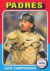 2024 Topps Heritage Mini Base Set Luis Campusano #67 card