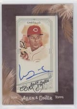 2018 Topps Allen & Ginter Framed Mini Autographs Luis Castillo #MA-LC card