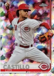 2019 Topps Chrome Sapphire Edition Base Set Luis Castillo #156 card