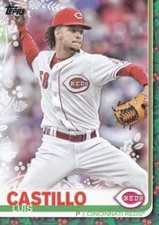 2019 Topps Holiday Base Set Luis Castillo #HW38 card