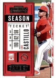 2020 Panini Contenders Base Set Luis Castillo #85 card