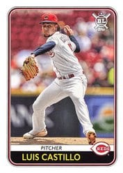 2020 Topps Big League Base Set Luis Castillo #66 card