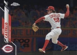 2020 Topps Chrome Base Set Luis Castillo #16 card