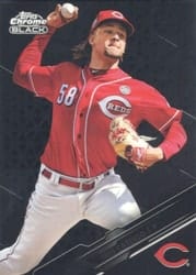 2020 Topps Chrome Black Base Set Luis Castillo #52 card