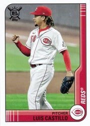 2021 Topps Big League Base Set Luis Castillo #53 card