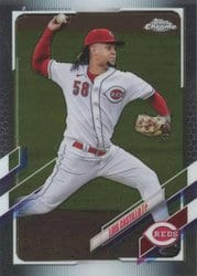 2021 Topps Chrome Base Set Luis Castillo #31 card