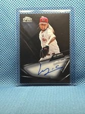 2021 Topps Chrome Black Autographs Luis Castillo #CBA-LC card