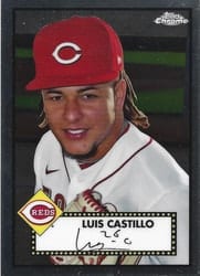 2021 Topps Chrome Platinum Anniversary Base Set Luis Castillo #250 card