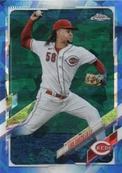 2021 Topps Chrome Sapphire Edition Base Set Luis Castillo #271 card