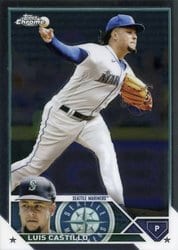 2023 Topps Chrome Base Set Luis Castillo #13 card