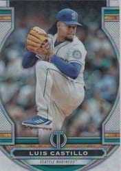 2023 Topps Tribute Base Set Luis Castillo #9 card