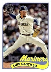 2024 Topps 1989 Topps Baseball 35th Anniversary (Series 2) Luis Castillo #89B2-13 card