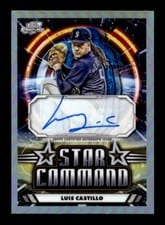 2024 Topps Cosmic Chrome Star Command Autographs Luis Castillo #SCA-LC card