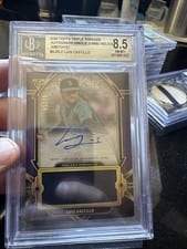 2024 Topps Triple Threads Autograph Single Jumbo Relics Luis Castillo #AJR-LC card