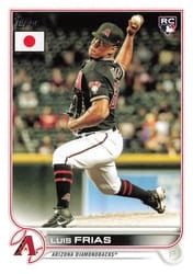 2022 Topps Japan Edition Base Set Luis Frias #126 card