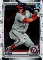 2020 Bowman Chrome Prospects Luis Garcia #BCP-114 card