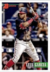 2021 Bowman Heritage Base Set Luis Garcia #3 card