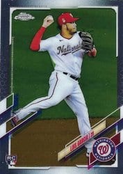 2021 Topps Chrome Base Set Luis Garcia #189 card