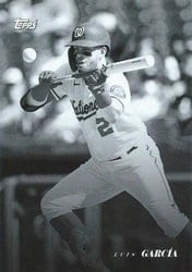 2022 Topps Black & White Base Set Luis Garcia #30 card